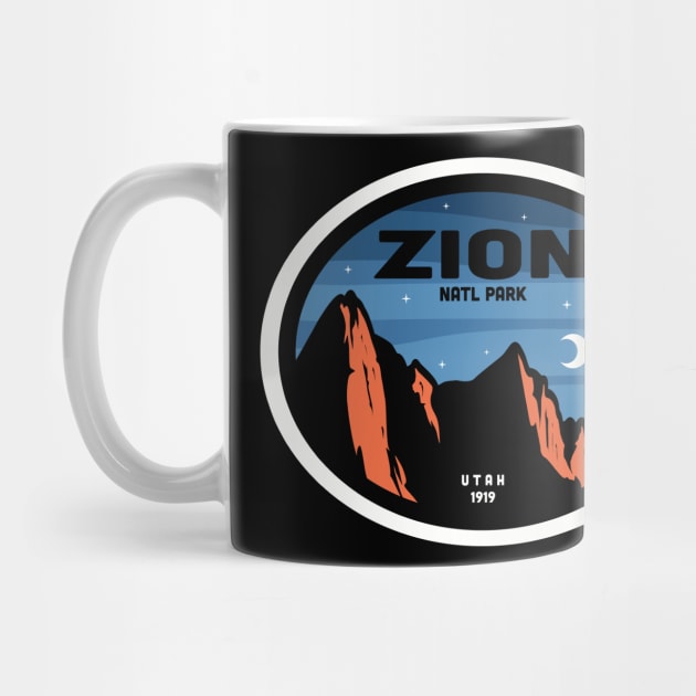 Zion National Park Utah T-Shirt Gift by Terrybogard97